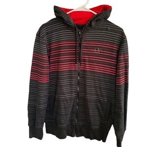 Vintage Ocean Pacific Mens Full Zip Hoodie Sweatshirt Op Size Medium Y2K